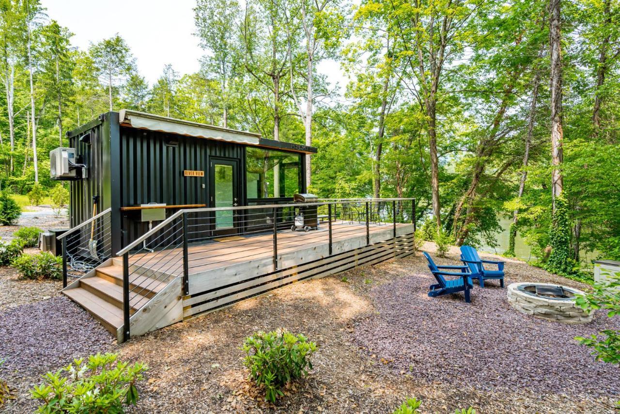 Riverside Tiny Cabin W Hot Tub, Fire Pit, & Kayaks Rileyville Exterior foto
