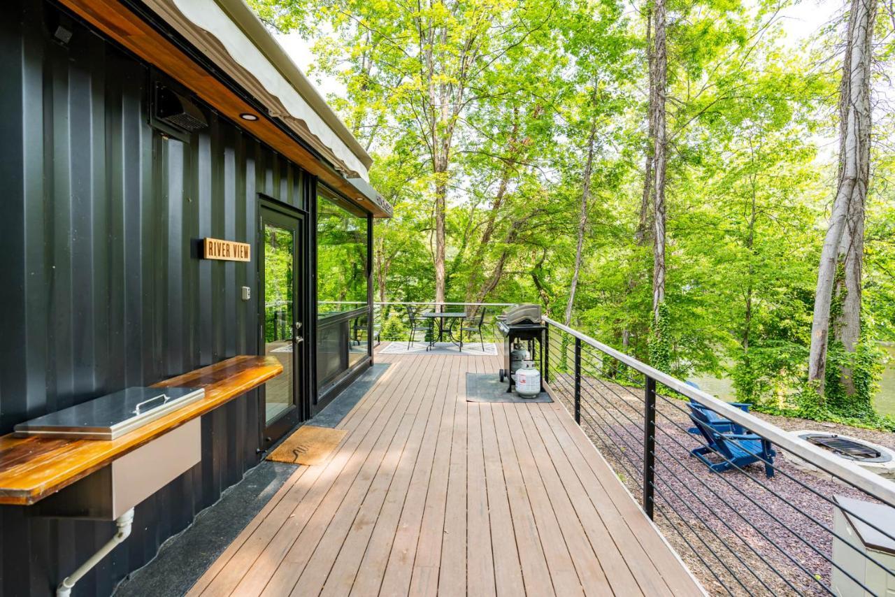 Riverside Tiny Cabin W Hot Tub, Fire Pit, & Kayaks Rileyville Exterior foto